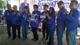 Juara I acara lomba tarik tambang Partai Demokrat Surabaya berhadiah Rp1,5 juta, diselenggarakan di sekretariat PD Surabaya, 23 Agustus 2026. Foto: ist