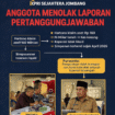 Suasana rapat anggota luar biasa KPRI Sejahtera Jombang berjalan panas, anggota menolak laporan pertanggungjawan ketua Kopetasi, Senin, 28 September 2026. Grafis: ist