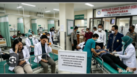 Bukan cuma 43.000 siswa siswi PAUD, SD, SMP, SMA yang keracunan MBG, tetapi kasus ini juga menimpa 172 dokter PPDS di RSUD Dr Soetomo, Surabaya, mereja menderita keracunan tetapi bukan karena makan makanan MBG, Senin, 28 September 2026. Foto: victory nerws