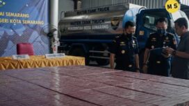 Bea Cukai Semarang bongkar modus baru, 1,5 jita batang rokok putih diangkut pakai teuk tangki air. Foto: ist