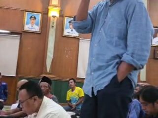 Seorang eali murid DMAN 1 Jombang, Hadi S. Purwanto menyatakan bahwa sangat tidak setuju pungutan apapun denfan dalih sumbangan dengan besaran nilai yang sudah ditentuksn oleh Komite Sekolah. Foto: ist

