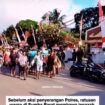 Massa warga desa Bali Lefo, Waikabubak, Sumba Barat, usung jenazah Jowa Tana, korban tewas disanfka pencuri ternak, Selasa, 15 September 2926. Foto: instagram@inikupang_