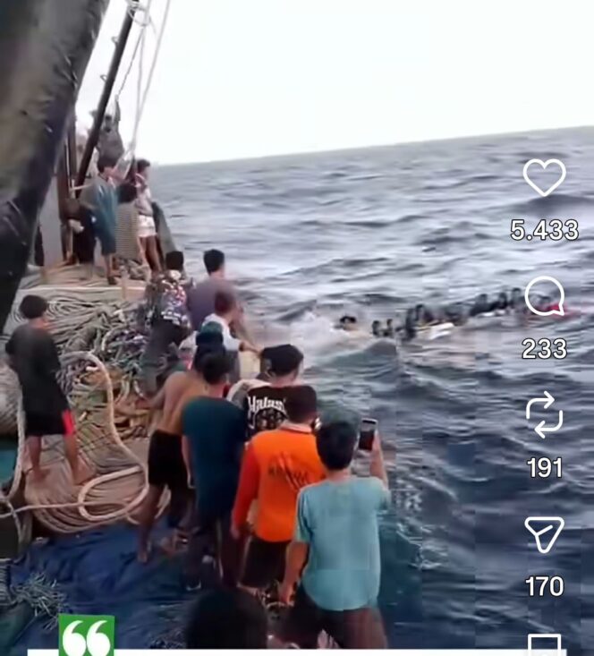 
					Basarnas, Selasa sore, 15 September 2026 merilis update penanganan SAR kecelakaan laut KM Virgo Transportasi 8. Foto: ist