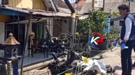 Motor pelaku ribgsek, satu tersangka tewas, satunya luka saad dikejar korban dalam aksi pencurian di Ranuyodo, Lumajang, Selasa pukul 04.30, 22 September 2026. Foto: instagram@kabar_pasuruan