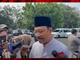 Menteri Sosial merangkap Sekjen PB NU, Saifullah Yusuf bantah aliran dana dari istana Rp480 miliar dari istana ke Nuktamar 35 NU di Jombang. Foto: instagram@inilah.com
