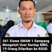 Keracunan makanan MBG terus terjadi, Rabu 23 September 2026, sebanyak 351 siswa SMAN 1 Sampang Cilacap, alami keracunan. Foto: instagram@cilacap_info