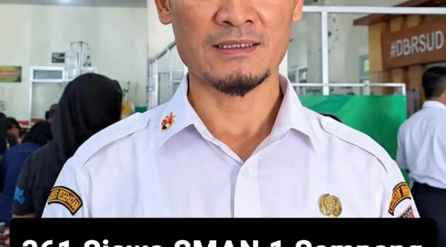 Keracunan makanan MBG terus terjadi, Rabu 23 September 2026, sebanyak 351 siswa SMAN 1 Sampang Cilacap, alami keracunan. Foto: instagram@cilacap_info