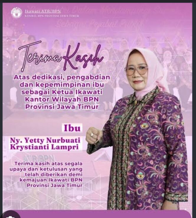 
					Kakantah ATR/ BTN Mojokerto, Christiyanty dikabarkan menghilang sejak Rabu 23 September 2026, saat kantornya digeledah oleh KPK. Foto: ist