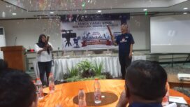 Launching media APPI dimeriahkan letupan party popper, menyemburkan konfei di ruang hotel Sahid Surabaya, Sabtu 26 September 2026. Foto: ist