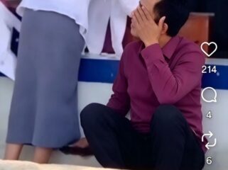 Inilah keusilan seorang  oknum guru pria di sebuah DMPN Subang yang viral, hingga gubernur Jabar. Dedi Mulyadi ikut campur tangan. Foto: ist