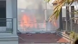  Musim kemarau ancaman kebakaran terus menginyai, selama seminggu terjadi 2 kali kebakaran lahan di wilayah Sumobito, kasus terbaru Selasa 29 September 2025l6. Foto: instagram@jombanginformasi_