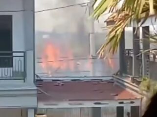  Musim kemarau ancaman kebakaran terus menginyai, selama seminggu terjadi 2 kali kebakaran lahan di wilayah Sumobito, kasus terbaru Selasa 29 September 2025l6. Foto: instagram@jombanginformasi_