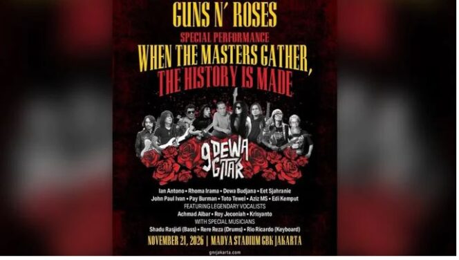 
					Rhoma Irama Siap Guncang Panggung Konser Guns N’ Roses