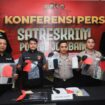 Saat konferensi pers hasil Operasi Sikat Semeru 2026 Polres Jombang