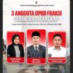 Petugas BNN Surabaya menggerebek pesta di sebuah hotel di kawasan Ketintang, Surabara, Senin dinihari, 28 September 2026. Delapan orang ditangkao, tiga orang berprofesi sebagai anggota dewan Fraksi Gerindra di Banyuwangi, Situbondi dan Malang. Foto: kolase/ ist