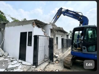 Dirjenpas Mashudi pimpin penghancuran fasilitas bangunan mewah di LP CIbinong, Rabu 30 September 2026. Foto: ist