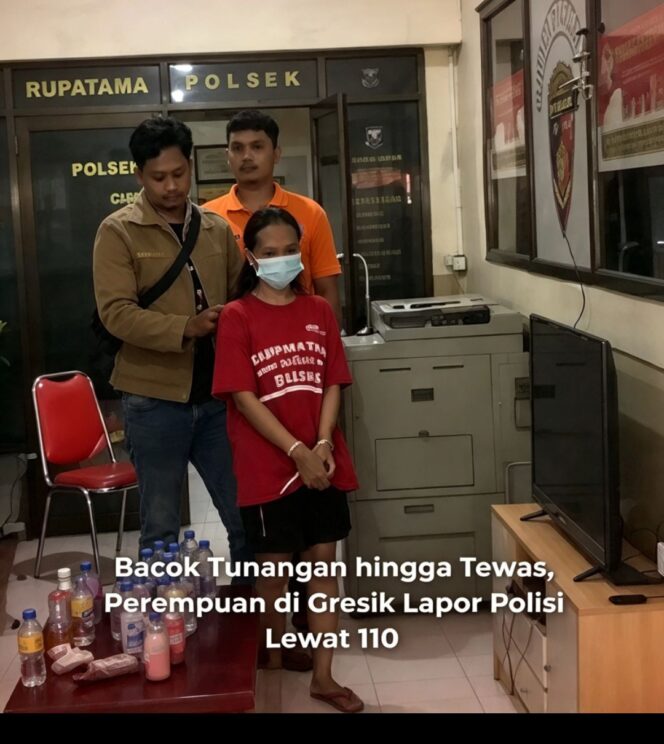 
					Belum terungkap motifnya, seorang pemudi 21 tahun bacok pacarnya hingga tewas di.Menganti, Gresik, Sabtu 3 Oktober 2026. Foto: ist