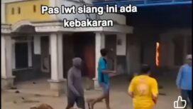 Sebuah bangunan berukuran 8 x 20 meter di lingkungan sekolah MTs Mamba'ul Maa'rif, Denanyar, Jombang, Senkn siang, 5 Oktober 2026. Foto: facebook@titik s wilu