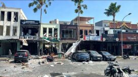 Ledakan dahsyat terjadi di resto nasi tempong di kawasan Pakuwon City, Selasa pagi 07.30 WIB, 6 Oktober 2026. Foto: ist