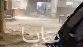 Rekaman pasca kejadian ledakan rudal Houthi dari Yaman yang jatuh di bandara King Khaled, Arab Saudi, Sabtu sore, 10 Oktober 2026. Foto: ist