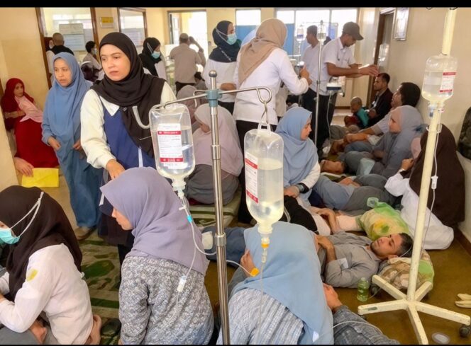 
					Entah mengapa masih terus terjadi ketacunan makan MBG, kali ini Rabu 14 Oktober 2026, terjadi di SF dan SMA Konawe, Sulawesi Tenggara. Foto: ist