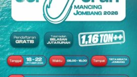Flyer Jor Joran Lomba Mancing Jombang 2026, untuk memeriahkan perayaan Hari Jadi ke 116 Jombang. Foto: jombangkso.go.id