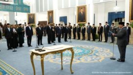 Presiden Prabowo melantik empat wakil menteri, di istana megara, Kamis 15 Oktober 2026. Foto: ist