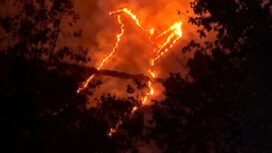 Terjadi kebakaran hebat di kawasan Gunung Arjuno dan Ringgiy, wilayaj Pasuruan dan Batu, Sabtu-Minggu, 17-18 Oktobet 2026. Foto: ist