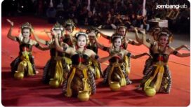 Penari Sedang Made, menjadi contoh gebyar budaya Ringin Contong Carnival 2026, menggetarkan Jombang. Foto: jombangkab.go.id