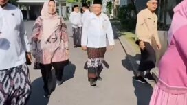 Pemkab Jombang melalui sekretaris Daerah, Agus Purnomo keluarkan imbauan Jombang Bersarung. Foto: instagram@jodi_jombang