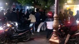 Aparat kepolisian Mojokerto berhasil meringkus 21 terduga pelalu pengeroyokan massal di Jl. Empu Nala, Mojokerto. Foto: ist