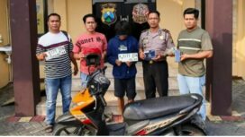 Aparat Polsek Perak, Jombang, cukup 5 jam meringkus pelaku pencuri motor, Selasa, 20 Oktober 2026. Foto: ist