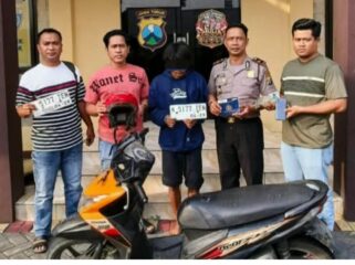 Aparat Polsek Perak, Jombang, cukup 5 jam meringkus pelaku pencuri motor, Selasa, 20 Oktober 2026. Foto: ist