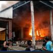 Tempat usaha kasur milil Fatkhur, di Mancilan, Mojoagung Jombang, akami kebakaran, Minggu sore, 25 Oktober 2026. Foto: instgaram@pojok_update
