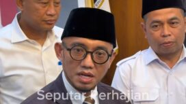 Wakil Kemenhaj, Dahnil Ansar Simanjuntak menyatakan dua putra menteri haji, Gus Irfan mengajukan surat pengunduran diri sebagai staf ahli kemenhaj. Foto: ist