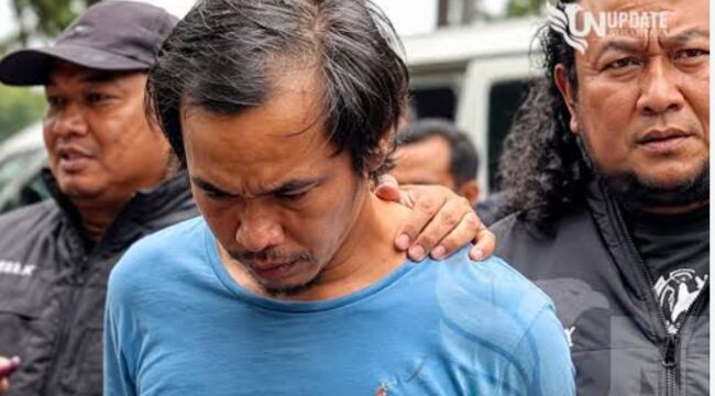 Setela melakukan pengejaran hampir 20 hari, Tim Ditserse Polda Jatim meringkus Dwi Bagus Martono (40), warga Madiun yang bersembunyi di rumah temannya desa Mejoyolosari, Gudo, Jombang, Mingg 25 Oktober 2026. Foto: ist