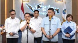 Mendagri Tito Karnavian konferensi pers, lomba pemprov, pemkab/ pemkot pendukung MBG terbaik, pemerintah pusat siapkan hadih total Rp1 triliun, Rabu 28 Oktober 2026. Foto: ist